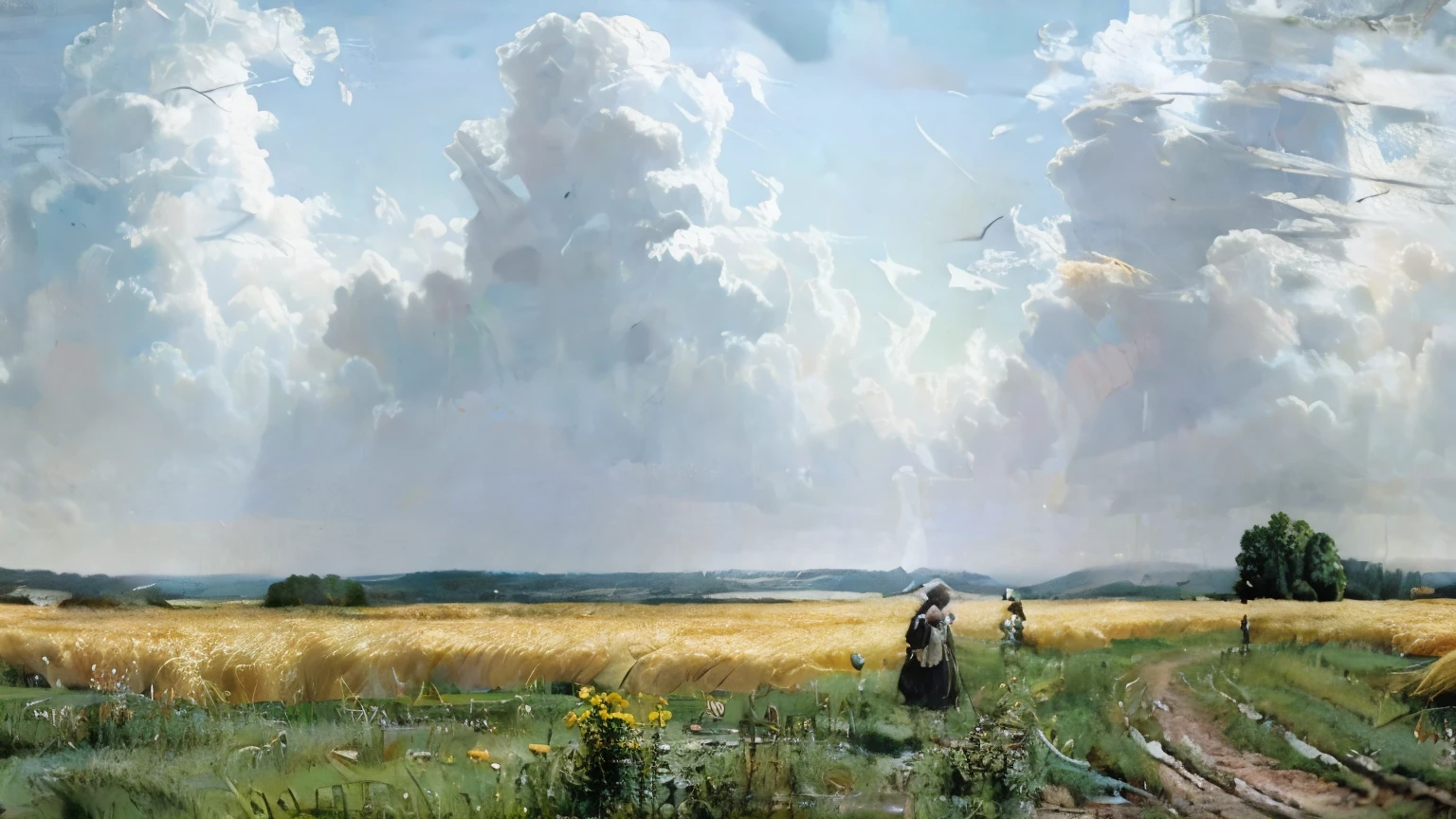 The vast expanse of greenery