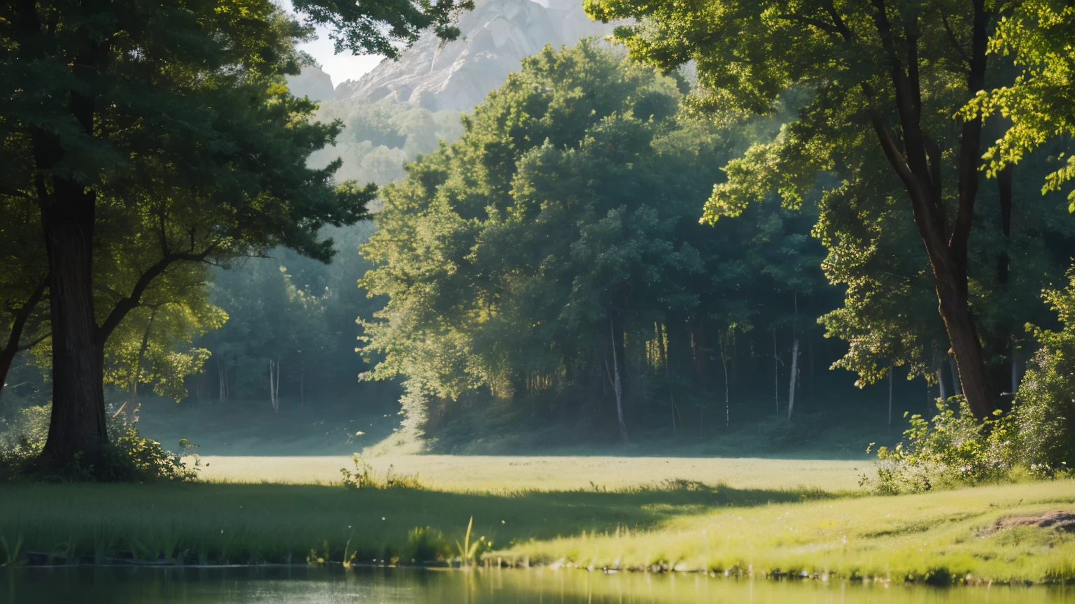 The vast expanse of greenery