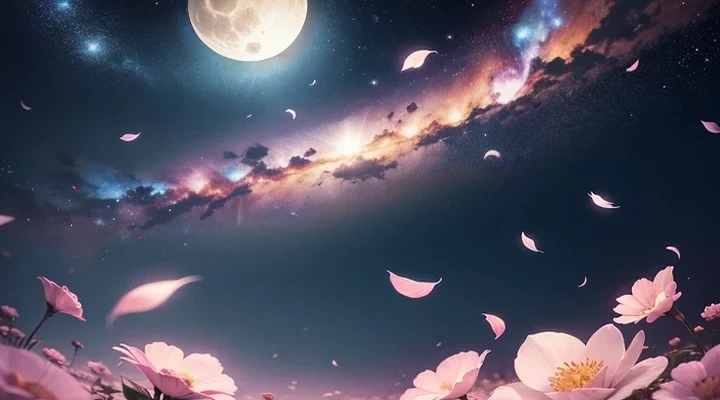 masterpiece , best quality、A bigger full moon