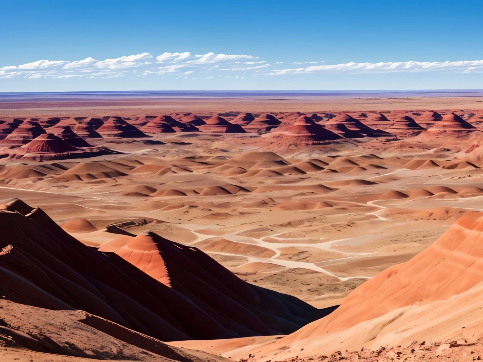 The painted desert.