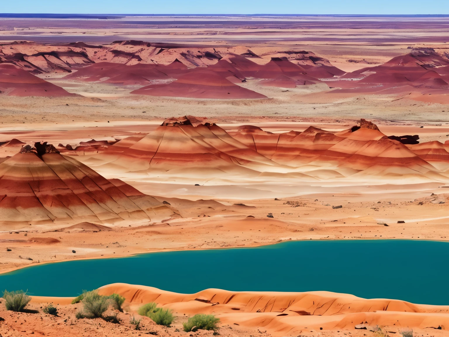 The painted desert.