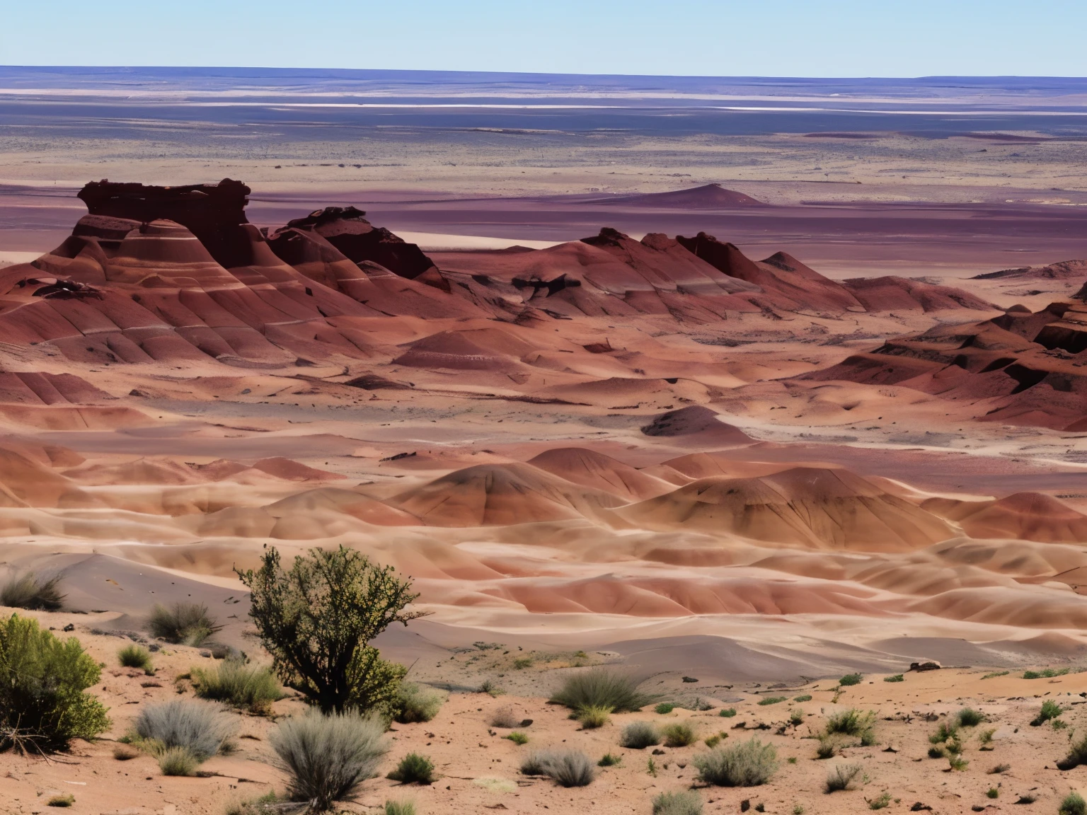 The painted desert.