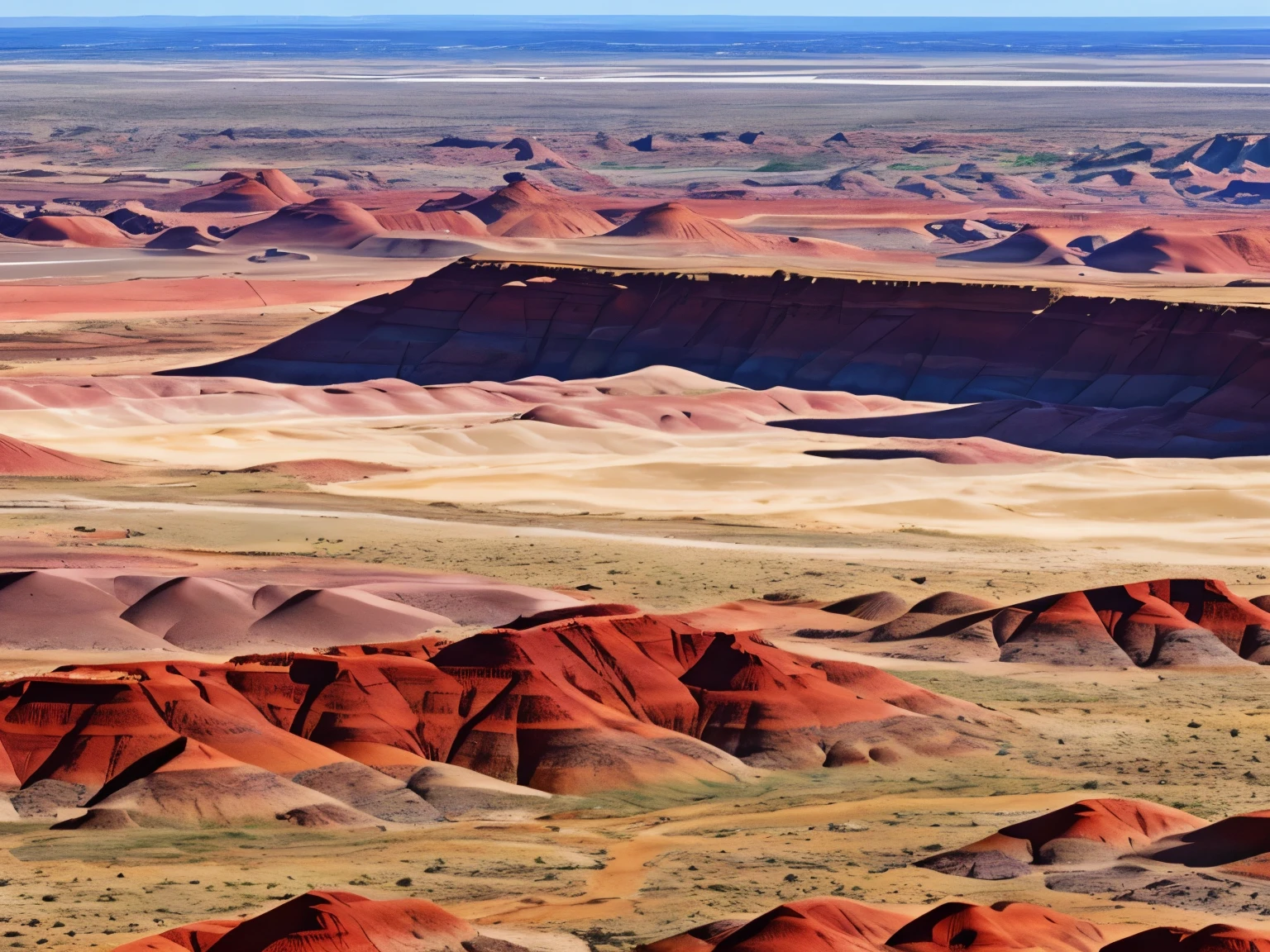 The painted desert.