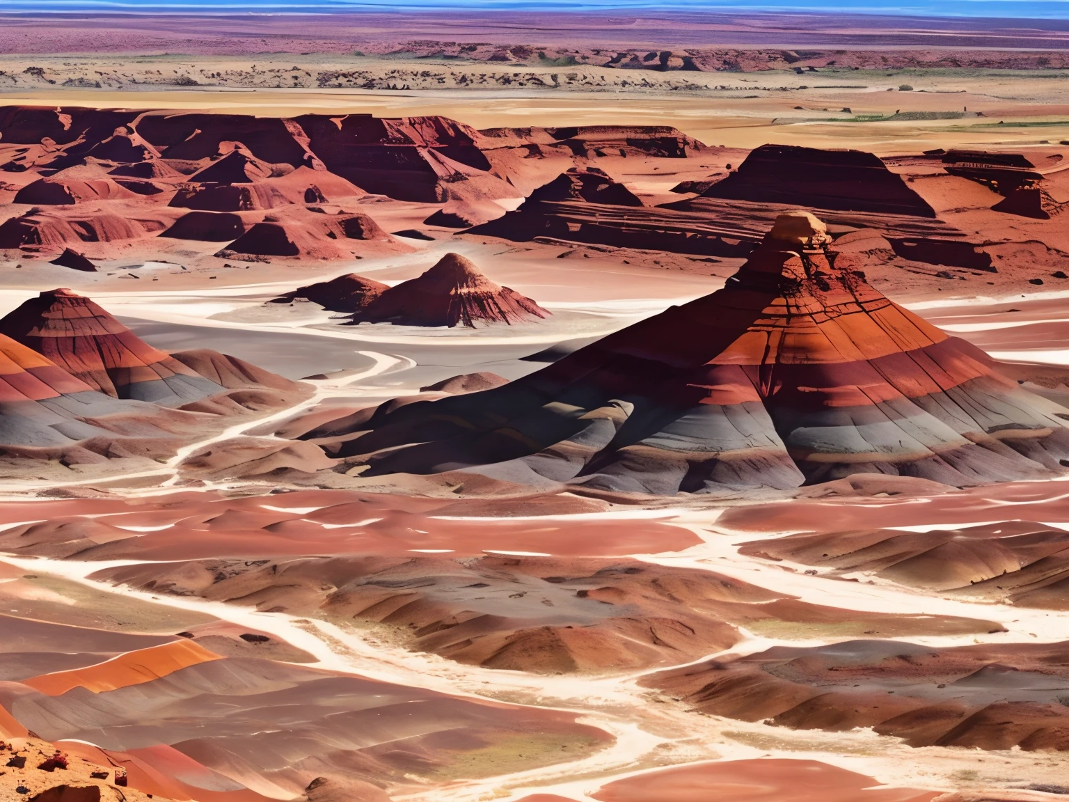 The painted desert.