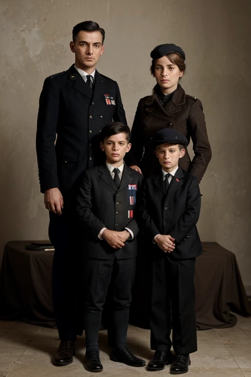 World War 1915s, A family photo taken by a young italian man who was drafted into the military with his family.