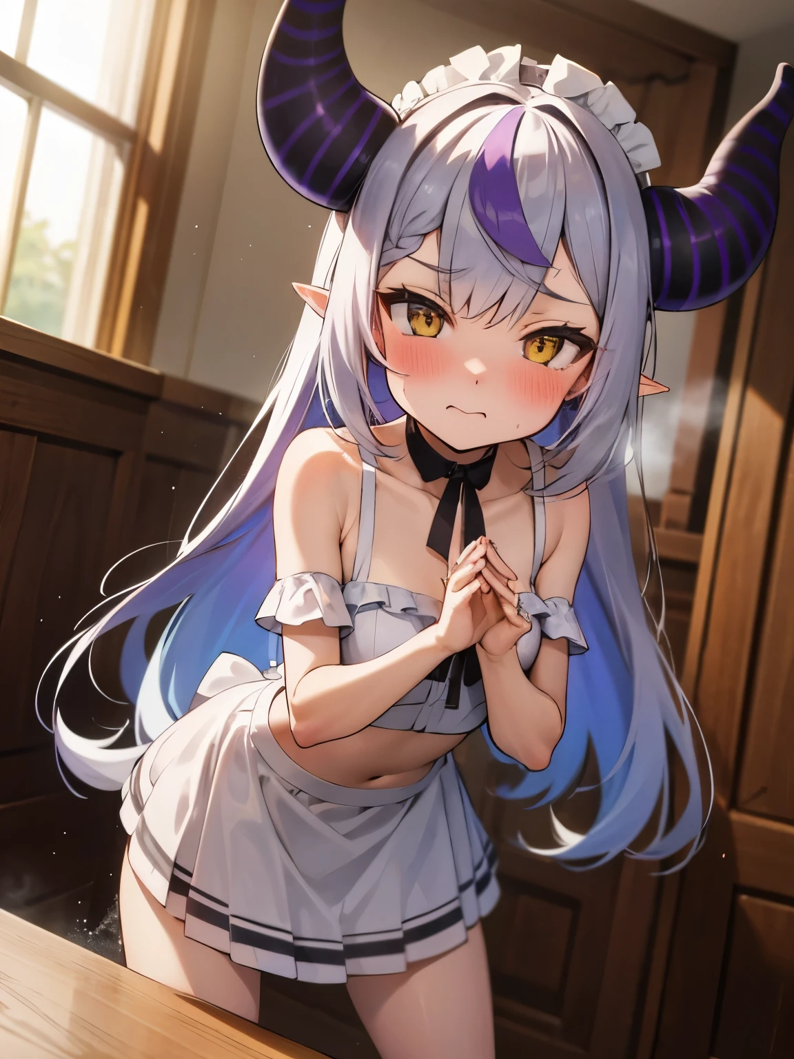 NSFW,Hololive,Laplace Darkness,long hair,Twin tails,Small breasts,(Fantasy:1.5),(Gothic Lolita Dress:1.5),Frills,Embarrassed,blush,In heat,A wistful look,I feel pleasure,(Perfect hands),(Perfect Anatomy),(masterpiece),(highest quality),Castle at night,kitchen,Scrounge,Leg spread,One old man,King,Having sex,Ahegao,Wide-eyed,Cross-eyed,Open your mouth,Sticking out tongue,Leaning forward,Are standing,(Side view:1.3)