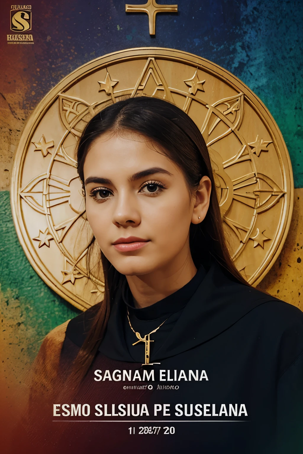 imagem de plano de fundo escuro com logo salesiana