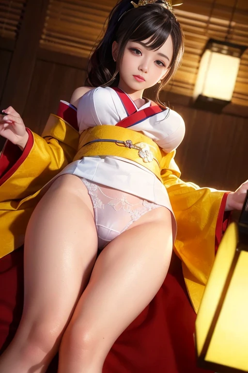 Are sleeping、nap、Full Body,(Close your eyes and sleep)、(4K、masterpiece、High resolution、Realistic and beautiful light and shadow、One Girl、Focus Only、(highest quality)、(High Resolution)、(Very delicate and beautiful)、(Beautiful 8k face)、(Brown eyes)、(I smile and close my eyes.)、(solo)、(Beautiful Skin)、(Soft Hair)、(I wore a short kimono),(There is no underwear)、((Awa Odori Pose))、((Bokeh lantern lights night background))、(reality)、Nose is too small、(Red lipstick)、(Blushing cheeks)、ponytail、(Shiny skin)、Extremely fine eyebrows、Ultra HD、(Maiko-style makeup)、Oiran,Skin whitening、Long and beautiful eyelashes、Turning around like a magazine model in Kyoto、((Sleeping))、Big Breasts、(Red cheeks),I can see your thighs,From below,