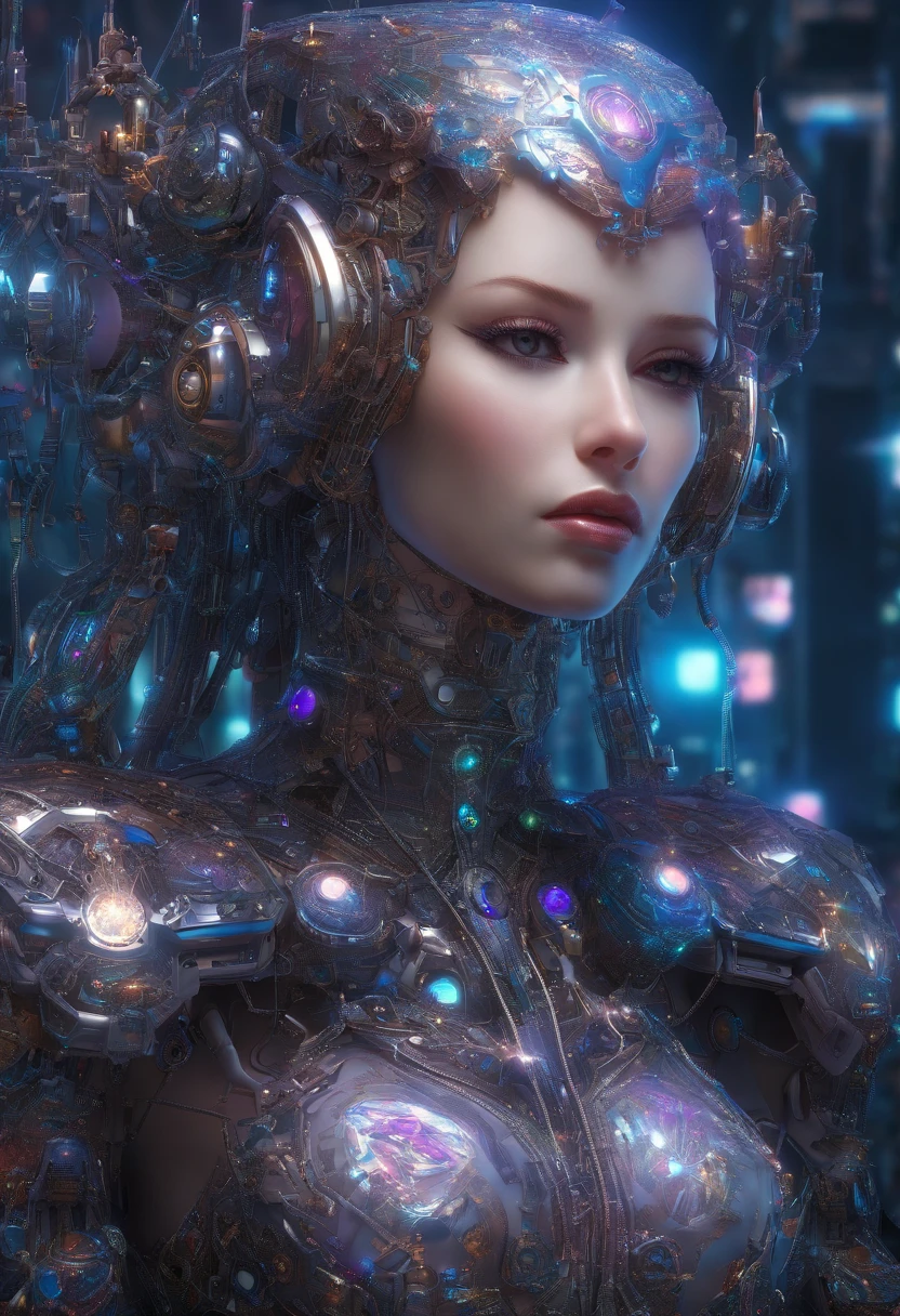Realism, painting, Fantastic fairy tale, fantastic style, John Tolkien style, small painting by Jean-Baptiste Mo, Close-up.
Diamonds + glass beads +beads+ filigree jewelry+ Lush large open female bust + lack of clothes + sensual princess Rapunzel + cleavage + the thinnest transparent lavender tulle, with a lively natural structure of dry skin and pores, mystical morning lighting, a book image in the RPG genre, an image from "Dungeons and Dragons", a fantasy image.
