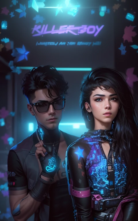 Change background cyberpunk handsome boy, realistic, face, 8k, ultra realistic,