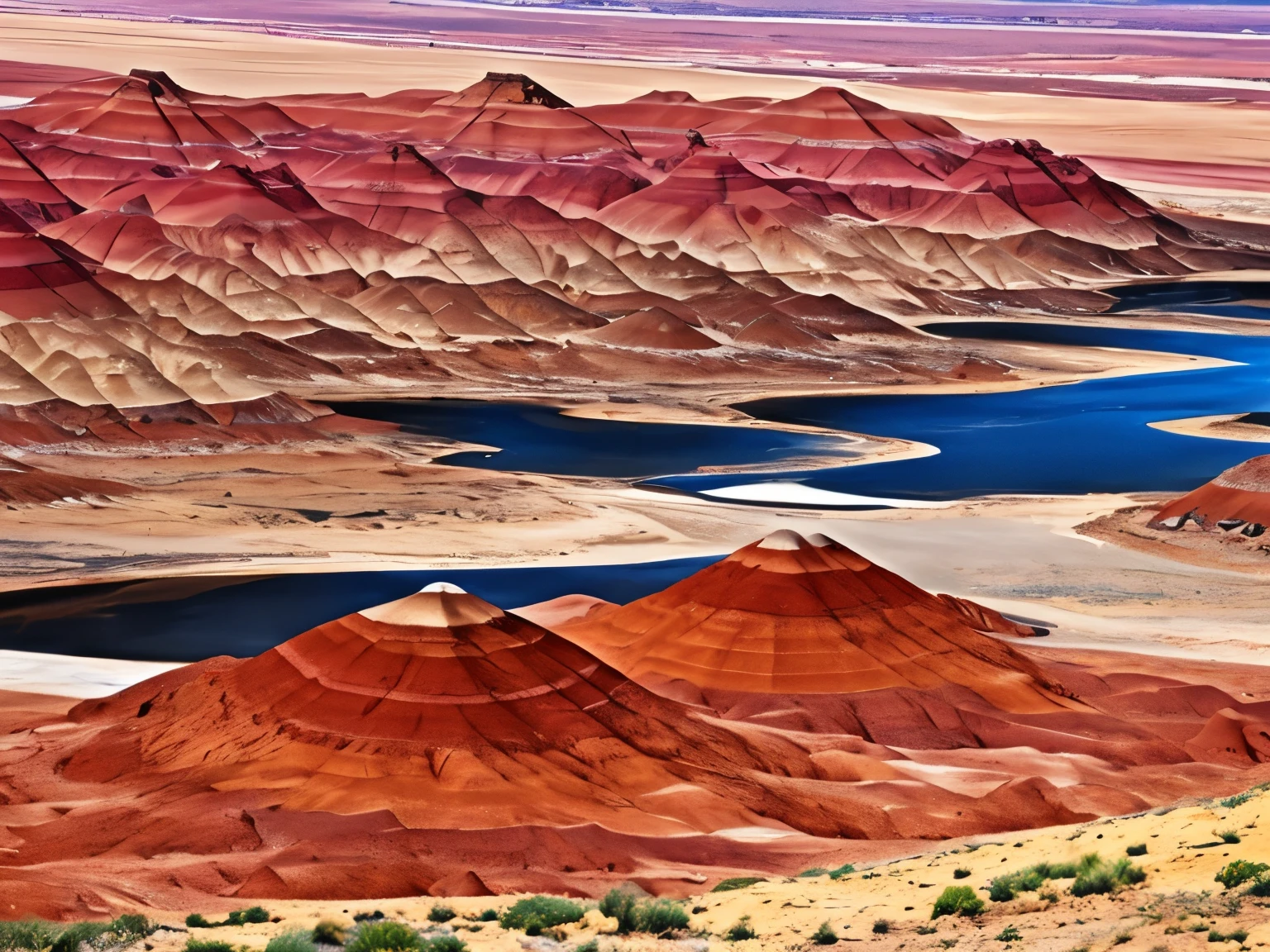 The painted desert.