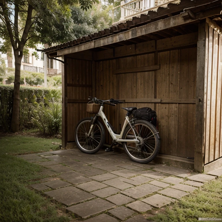 Crea una imagen de 1280px x 402px de una bicicleta