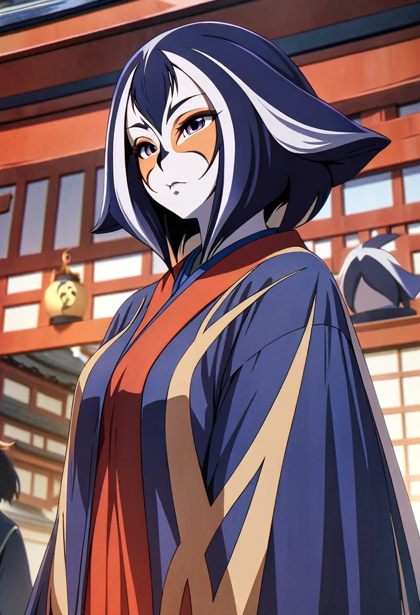 (shylily/(Twich/):1.5),(masterpiece:1.2),(best quality:1.2),Change , Long hair,  Wearing a red witch dress, Japan shrine, Absurd, high resolution, Super sharp, Anime Art Wallpaper 4K, masterpiece, Looking at the audience