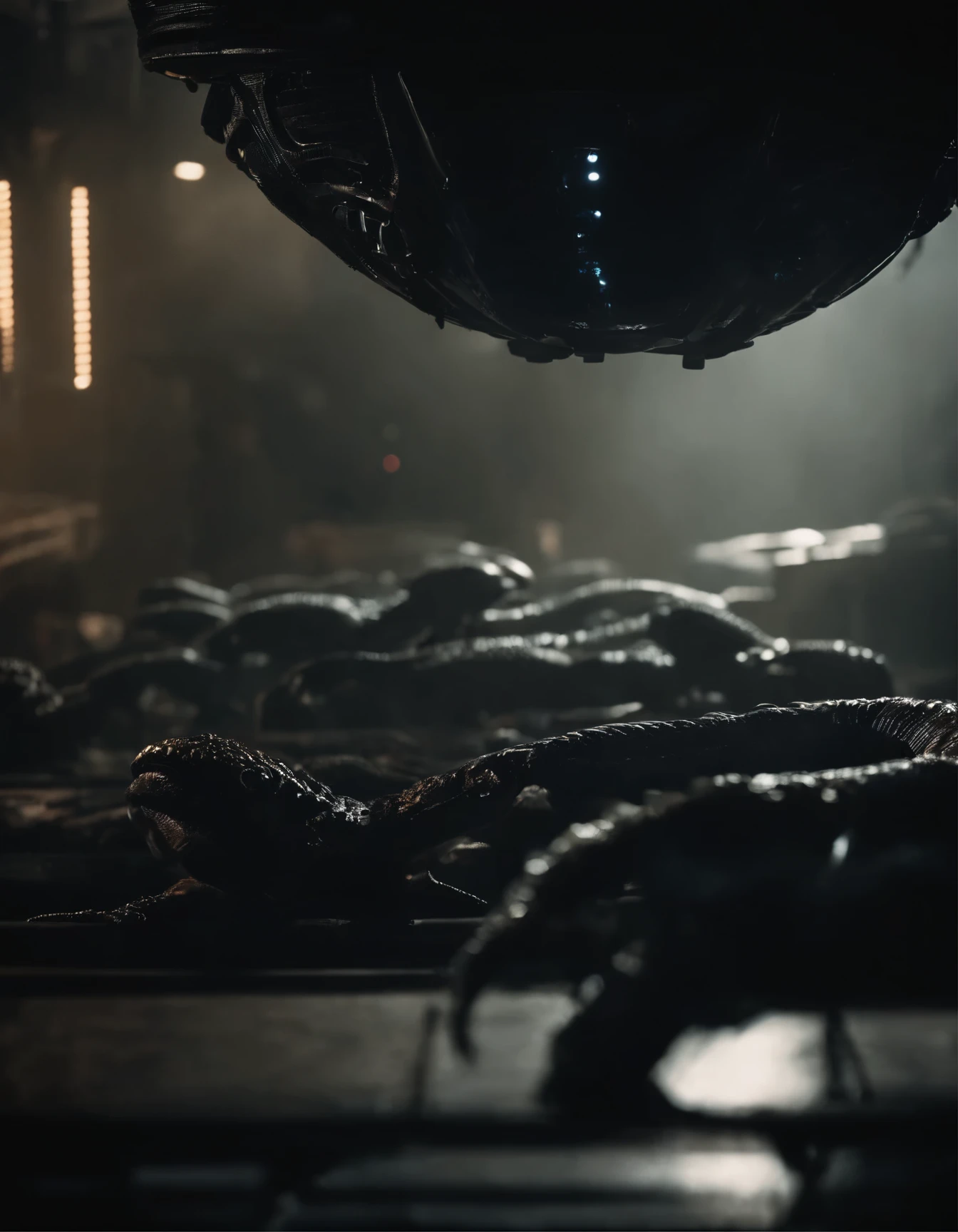 xenomorphes from the movie Aliens.