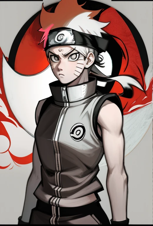 "Create a breathtaking movie poster inspired by Masashi Kishimoto's Naruto, showcasing the legendary Naruto Uzumaki in all his glory."