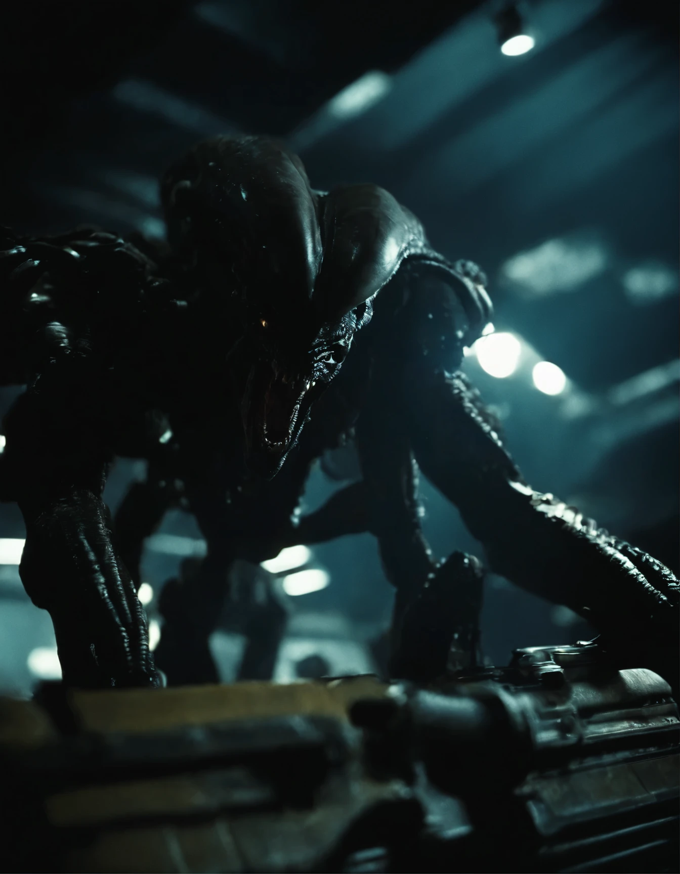 xenomorphes from the movie Aliens.