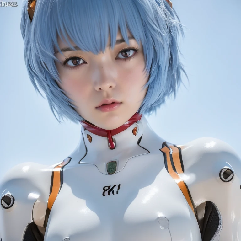 ( (8k:1.27), highest quality, masterpiece, Ultra-high resolution:1.2) Japanese women photos (beautiful:1.1), Rei Ayanami, small breast, Plug Suit, Bodysuits, realistic, Accurate anatomy