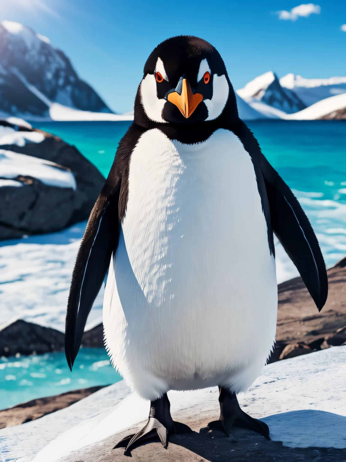 pinguin, ultra detailed, high quality, 8k resolution