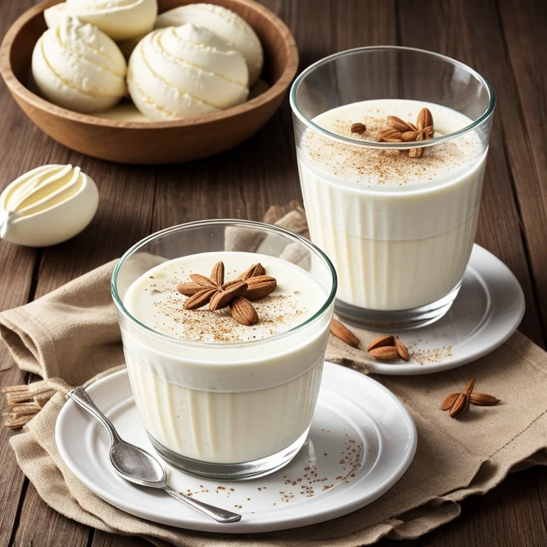 foto de panna cotta con arroz con leche 