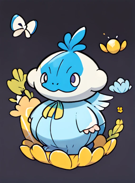 (obra de arte), melhor qualidade, high resolution, Altamente detalhado, fundo detalhado, perfect lighting, 1 gachomp Pokémon