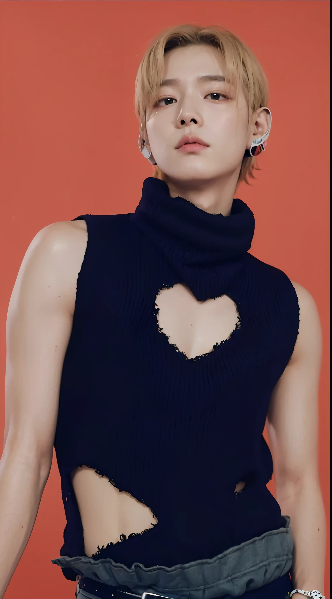 There's a with headphones on and a pink sweater, ulzzang, Ulzzang masculino, Wan adorable cara coreana, Cai Xukun, kanliu666, Jinyoung Shin, Ruan lindo vtuber, Kim Doyoung, Chiho, e-chica, E - Chica, Jung Jaehyun, Jaeyeon Nam, Sakimichan