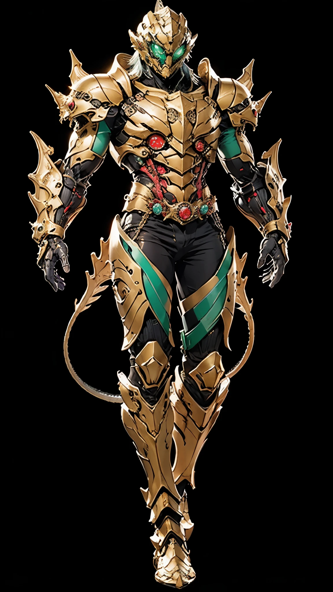 A man wearing a full-face helmet, a fantasy-style biomecha armored combat suit, green eyes, a composite layered chest armor, fully enclosed shoulder guards, matching arm and leg guards, the belt is adorned with dragon claw grasping orbs, primarily black with red accents, the design balances heavy with agility, a high-tech biological armor, concept inspired by dragons,stand on the top of a skyscraper in a futuristic sci-fi city, this character embodies a finely crafted fantasy-surreal style armored hero in anime style, exquisite and mature manga art style, ((male:1.5, element, plasma, energy)), metallic, real texture material, dramatic, high definition, best quality, highres, ultra-detailed, ultra-fine painting, extremely delicate, professional, perfect body proportions, golden ratio, anatomically correct, symmetrical face, extremely detailed eyes and face, high quality eyes, creativity, RAW photo, UHD, 32k, Natural light, cinematic lighting, masterpiece-anatomy-perfect, masterpiece:1.5