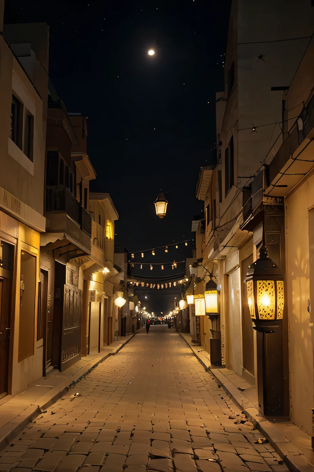 The lighting column in Amman features a Ramadan lantern. Typically, cities and communities decorate their streets and public places with Ramadan-themed lights and decorations during this holy month. This includes the use of lanterns and ornamental shapes unique to Ramadan. These decorations are usually prepared to create an atmosphere of joy and festivity in the streets and public areas, reflecting the happiness and welcoming spirit of the upcoming Ramadan. Decorating streets and squares with lights and lanterns is considered part of the traditions and customs observed in many Islamic countries during the month of Ramadan.