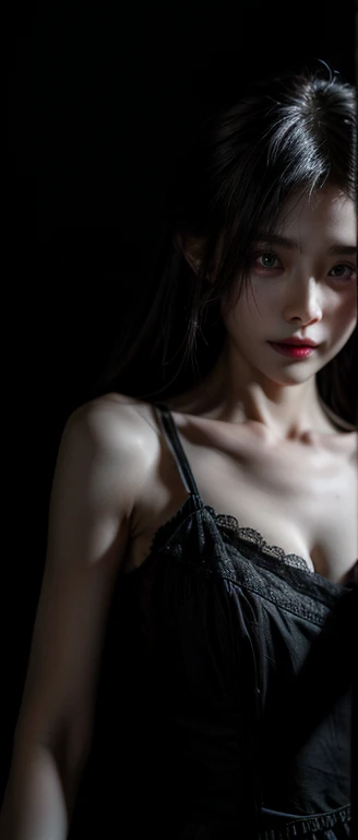 (Rich picture,masterpiece级品质)Exquisite 8K CG works,Practical, 4K, top quality、masterpiece、Ultra-high resolution、(Practical:1.4)、Corpse, sinister, woman, Thin, pale, Looking at the camera, Surreal, Very detailed, cemetery environment, Bright Eyes, White dress torn,Stained with blood, Bones exposed, rotten wound, Sensual, scary, Physical Injury, clavicle fracture, Smile, Ultra Detailed, Eye roll,Shot in the body, Magic Axe Hair,