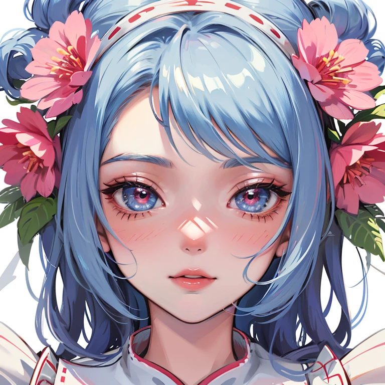 Ahegao Double Peace: A captivating image of an anime woman expressing the playful and delightful Ahegao emotion, her face flushed with pink blushes and her eyes half-closed in pleasure. Her double peace sign hand gesture adds to the whimsical and cute atmosphere. Her features are finely detailed, with a superb color scheme that brings out the subtle textures of her skin. The intricately designed white and red outfit she wears adds to the charm of the scene. The image is full of ultra-detailed textures and has a strong three-dimensional sense, creating a wonderfully immersive and enjoyable visual treat. (masterpiece), (best quality), 1 woman
