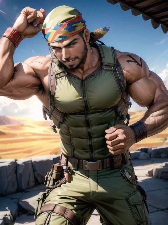 entrar en la matriz, gatos, 1 chico, (marbo astuto:1.25), bandana, cuchillo, camuflaje, ROMPER, muscular, sucio, Obra maestra, mejor calidad, extremadamente detallado, alta calidad, 4k, Sharp focus, profesional, Sharp focus, premiado, cinematic lighting, renderizado de octanaje, Motor irreal, volumetric dtx, fondo de pantalla,