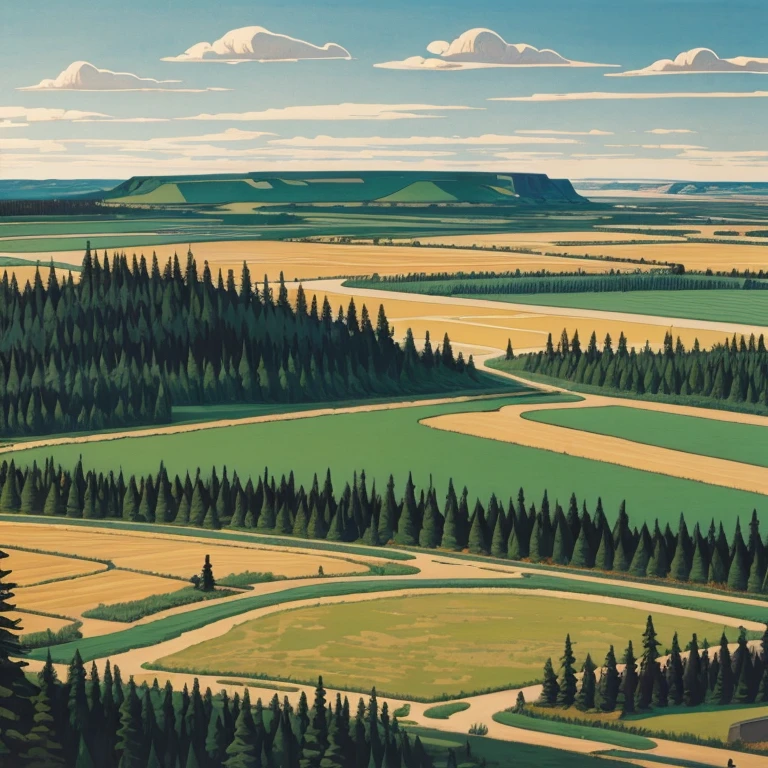 Saskatchewan painted by the Group of Seven artists.