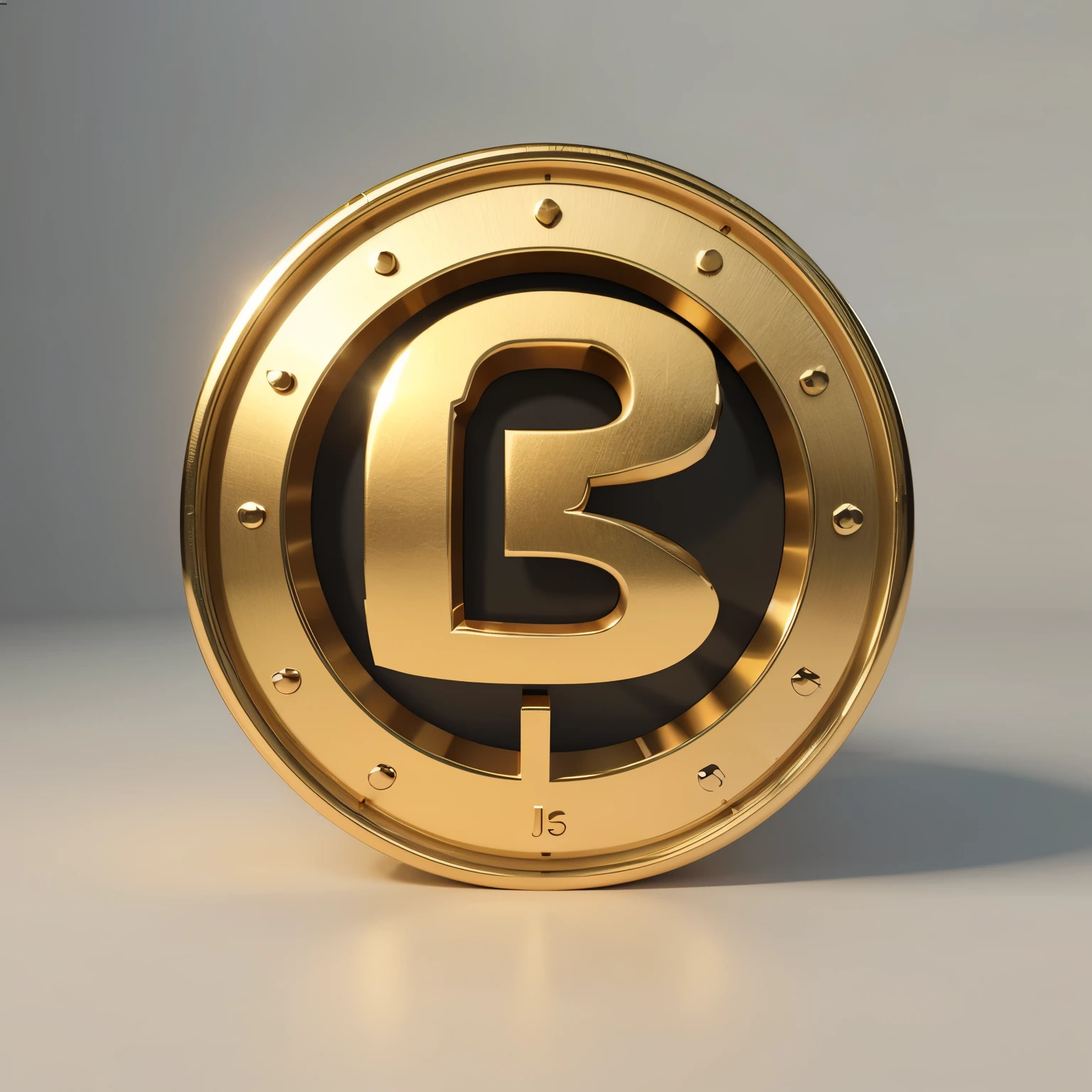 Logo 3d artist, illustrated, initiales J et S