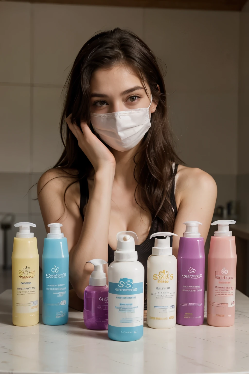 Sos Cachos Kit with 5 units from the company NaturFlower KIT contains: Shampoo 300ml, Condicionador 300ml, Gelatina Ativadora 300ml, Mask 300g and Modeling Activator 500g.