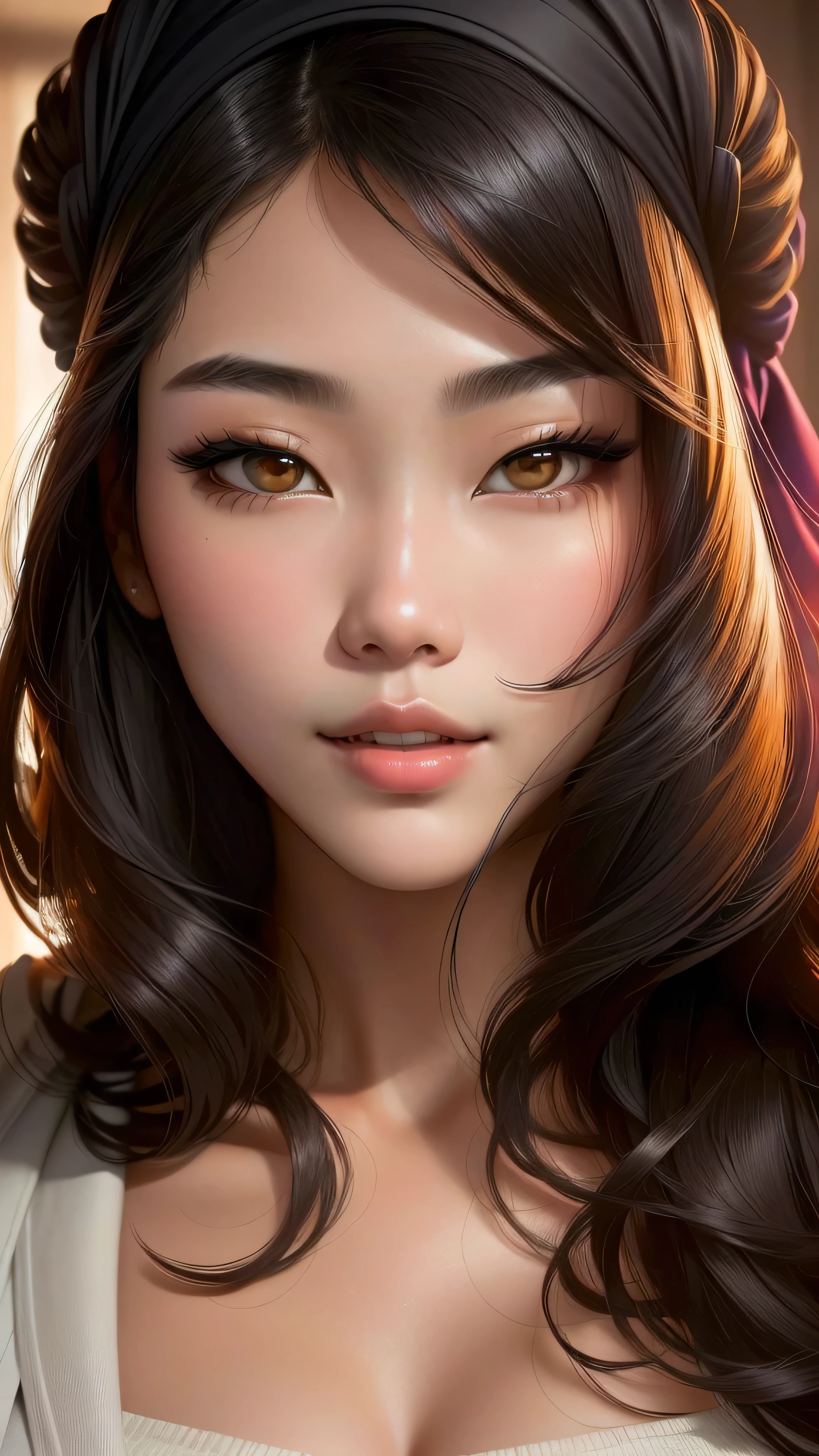 un primer plano de una mujer con un sujetador negro, asian beautiful face, retrato suave 8 K, asian guy, Beautiful asian woman, beautiful asian girl, hermoso rostro fotorrealista, hermoso rostro delicado, preciosa cara delicada, hermoso retrato de cara, Rostro hermoso y piel perfecta., cara hermosa y atractiva, hermosa joven coreana, hermosa joven coreana, cara hermosa y afilada