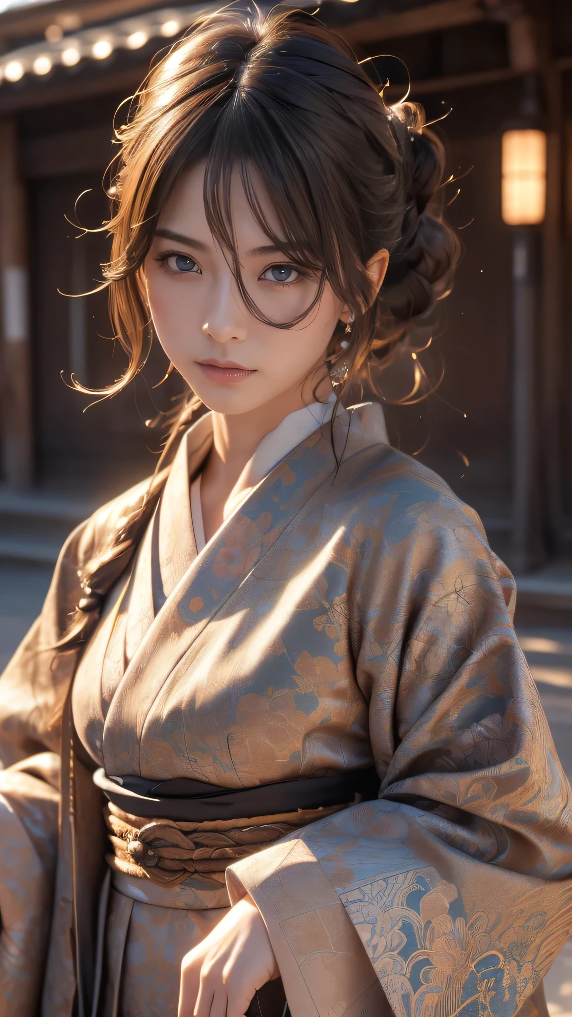 (random japanese clothes),(random pose),(random hairstyle),(Highest image quality,(8k),ultra-realistic,best quality, high quality, high definition, high quality texture,high detail,beautiful detailed,fine detailed,extremely detailed cg,detailed texture,a realistic representation of the face,masterpiece,Sense of presence),(wearing glasses:1.1)