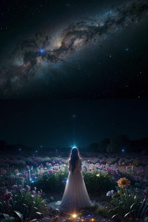 Cosmic Garden seeks to capture the allure of cosmic sounds sparkling from distant, majestic planets and distant galaxies that adorn the cosmic horizon, their worlds echoing enchanting vistas drifting sweetly and gently with the melodies of endless worlds flowing from the river of stars above which grace the surrounding atmosphere awash in the resonances of trickling keys and radiant plucks adding a touch of wonder and magic to the scenery of a cosmic garden illuminated by ethereal sounds which create an ambiance of serenity and wonder as an inspiring backdrop to compose music amongst the majestic splendor of cosmic glory, eternally.
