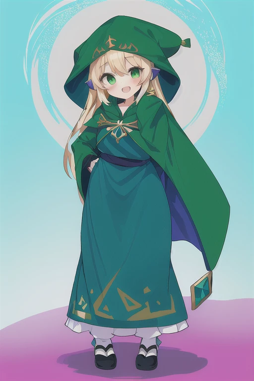 Cartoon girl in a green hat and blue dress, Princess「Kida」Kidaダガシュ, エルフPrincess, Blonde Princess, Wearing a green cloak, From The Legend of Zelda, Wearing a green cloak, Zelda-inspired art, Wearing a green cloakいる, Wearing a long haired cloak, Princess Zelda, Drawn with Microsoft Paint, (((gone crazy))) エルフPrincess