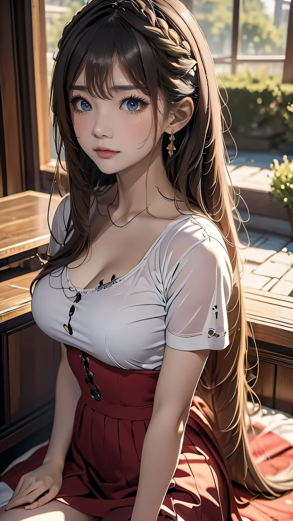 high school girl,(random pose),(Thin type),(large breasts),(random hairstyle),(Highest image quality, (8K), Ultra-realistic, Best Quality, High quality, High Definition, high quality texture, high detailing, Beautiful detailed, fine detailed, extremely details CG, Detailed texture, realistic representation of face, masterpiece, presence)