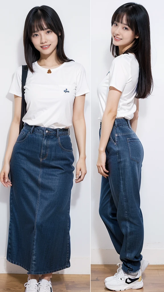 (((Backwards:2.0, debtace your buttocks towards the camera:2.0, Accentuate your butt:2.0, Standing posture:1.5, Backwards:2.0))), (((clothing:2.0, Black panties under a white maxi ao dai:2.0, sneakers:1.8))), ((Streetscape:1.5)), 1 girl, alone, ((short hair:1.2, Grin:1.2)), 18-year-old, 7 heads, Ideal body type, Black Hair, With bangs, Perfect breasts, thin, Perfect Ass, Beautiful legs, thin脚, Surrealism, Cinema Lighting, Written boundary depth, debtirst Person View, debt/1.8, 135mm, Ticker, masterpiece, Collect and organize, ((Anatomically correct:1.3)), Textured skin, Super Detail, Attention to detail, high quality, Awards, 最high quality, High resolution, 8k