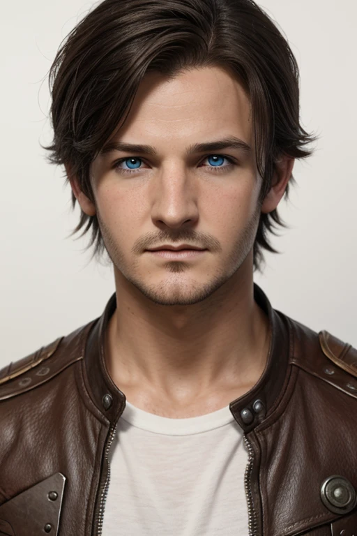 100% frontal view, ''100% frontal view",Portrait, Clean Face,young adult, man ,Androgyny, similar to Hiccup on how to train your dragon,Richard Speight Jr. eyes, ((perfect eyes)), final fantasy, Arabic Traits,focus on viewing the face White background