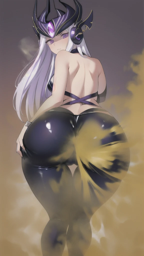 ((velocity)),Attacked by farts, (Mommy Hot Syndra from League of legends),(((Women farting))),(girl farting),velocity,)(a female),(white hair),(purple eyes),(her butt facing screen and bending over)),(wearing latex bunny suit),(ass grab),(anime girl),(Casino),(masterpiece:1.2、top-quality, best-quality)、(the Extremely Detailed CG Unity 8K Wallpapers、ultra-detailed、Best Shadows)、(Detailed background)、(The best lighting、extremely delicate and beautiful)、depth of fields、1girl in、solo、upward looking gaze、