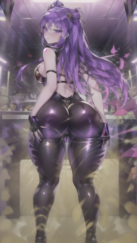 ((velocity)),Attacked by farts, (Mommy Hot KDA Kai'sa Popstar from League of legends),(((Women farting))),(girl farting),velocity,)(a female),(purple hair),(purple eyes),(her butt facing screen and bending over)),(wearing latex bunny suit),(ass grab),(anime girl),(Casino),(masterpiece:1.2、top-quality, best-quality)、(the Extremely Detailed CG Unity 8K Wallpapers、ultra-detailed、Best Shadows)、(Detailed background)、(The best lighting、extremely delicate and beautiful)、depth of fields、1girl in、solo、upward looking gaze、