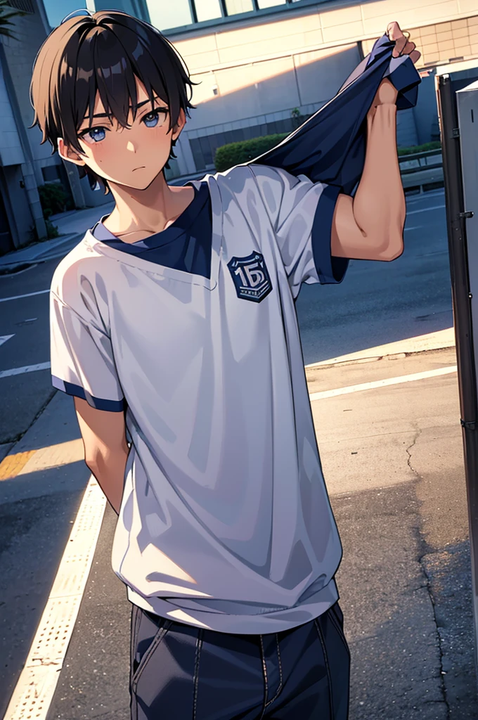 (creation:1.4),(HDR),moe,Strongest configuration、(High resolution)、Athletic male model、(Protagonist Boy,male protagonist,Anime characters)、(Young Man,Detailed man,Cool Junior High Boy:1.4,Cool Junior High School Boy:1.4)、((Detailed manface:1.4))、face、refer to、hand、smart、(He is a charming man with a bright personality and a silly middle、Slim body、victim、During puberty my penis became female、High school student debut、Thought mutation makes me want to have a baby with my friendl groin、Light and Dark