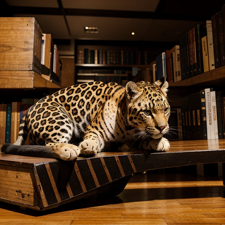Jaguar en biblioteca