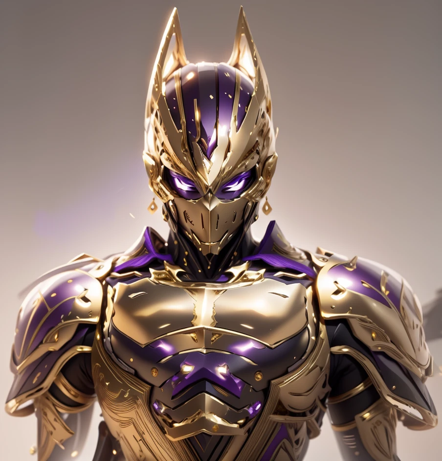 The color changes to gold and purple，Some gold and purple（Ensure its layering and armor texture，Gold as the main color）