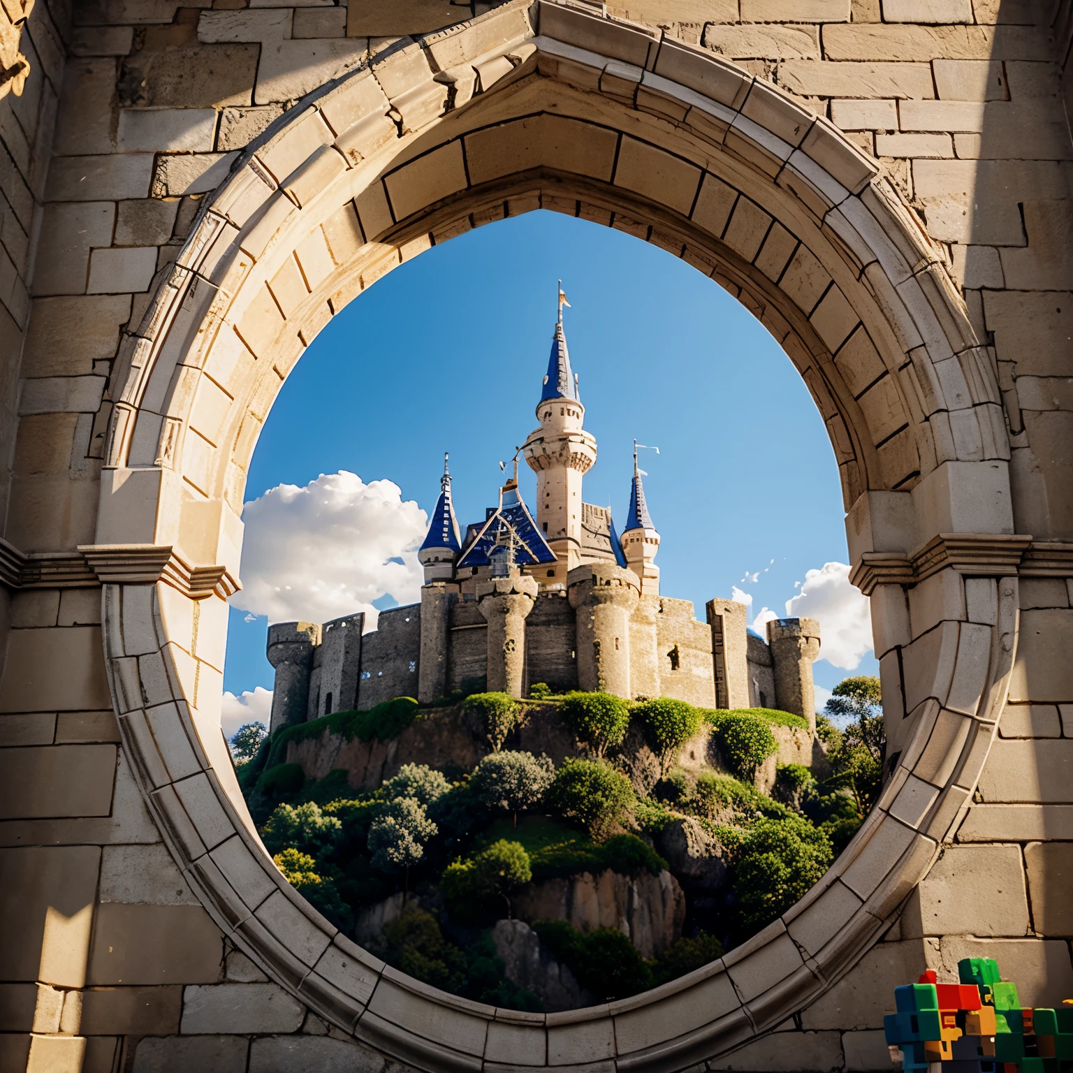 Crie um castelo em pixel art