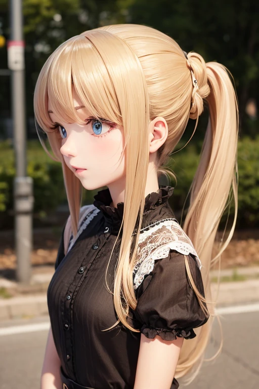 Ponytail and Hair Tie