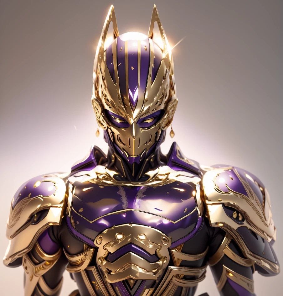 The color changes to gold and purple，Some gold and purple（Ensure its layering and armor texture，Gold as the main color）