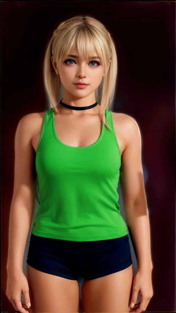 Marie Rose, olhos azuis claros, (melhor qualidade, ultra-detalhado), (realista:1.37), rosto lindo e detalhado, textura ultra-realista, rosto delicado, corpo delicado, batom vermelho, cores brilhantes. High definition, 8k. athletic body,

