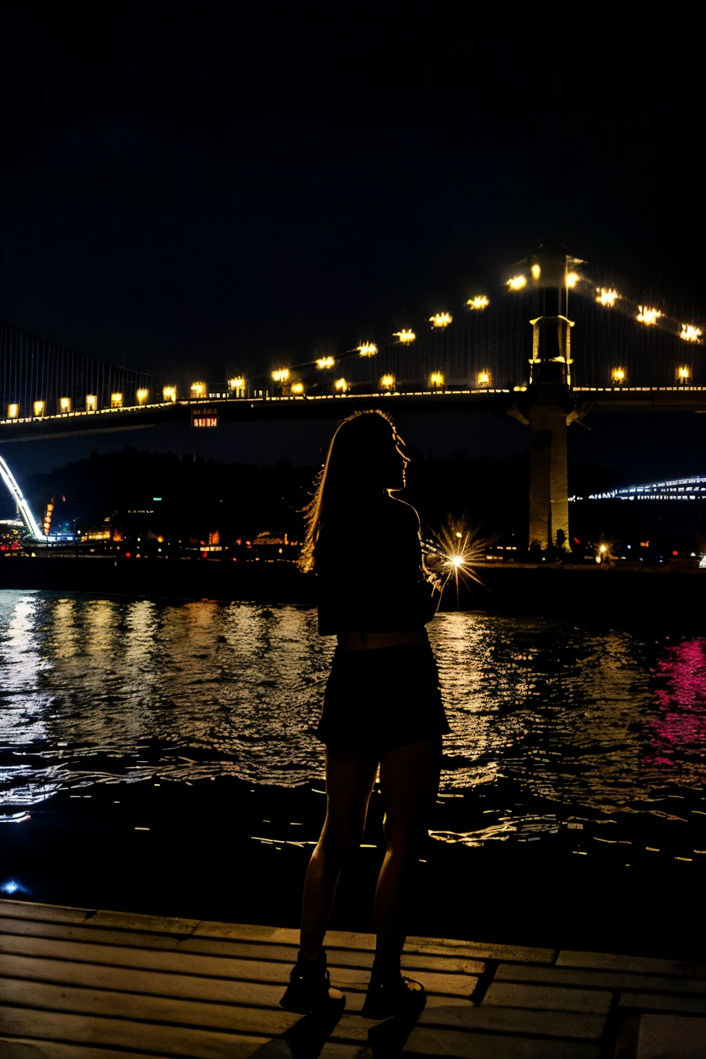 istanbul besiktas night photo , 8k,renkli,realistik